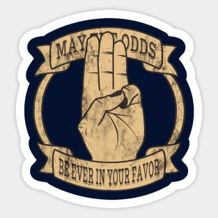 May the Odds Sticker